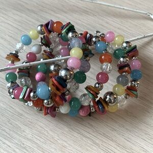 ⭐️ 5 for 20$! ⭐️ Multicoloured wraparound bracelet